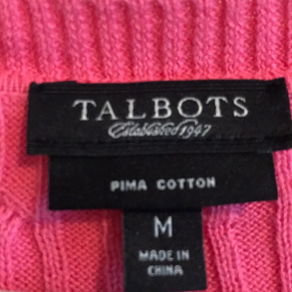 EUC Talbots Cable Pullover - Picture 3 of 4